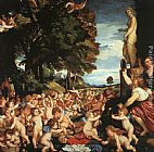 Famous Venus Paintings - The Worship of Venus